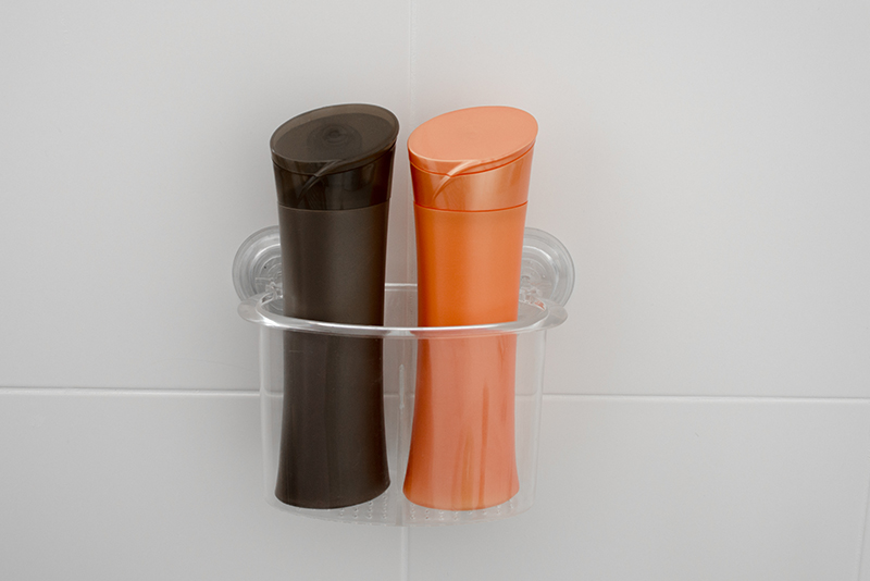 Images are merely illustrative. Multi-Purpose Holder with Suction Cup and Partitions in color CRIST.